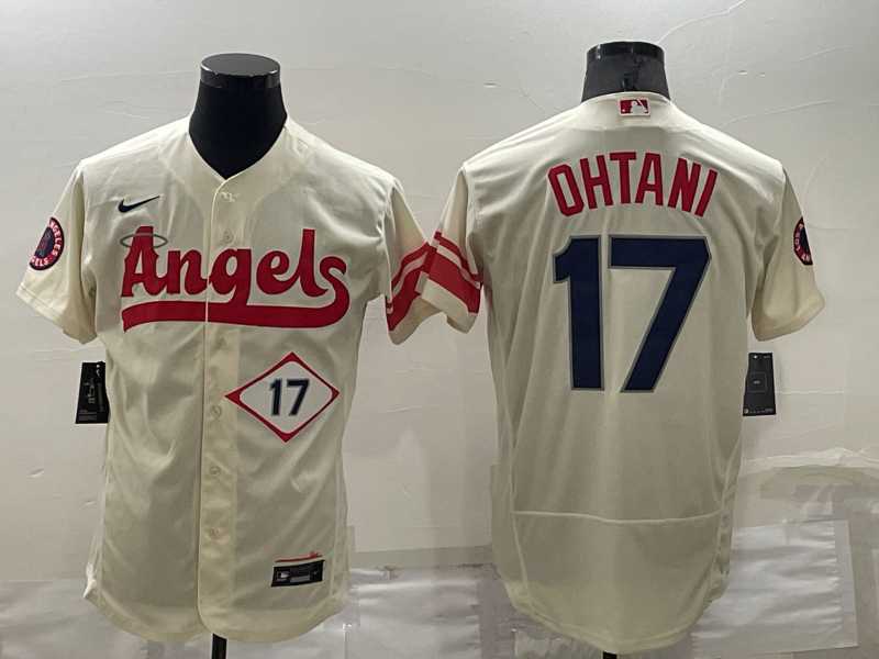 Angels 17 Shohei Ohtani Cream 2022 City Connect Flexbase Jerseys,We sell and wholesale Angels 17 Shohei Ohtani Cream 2022 City Connect Flexbase Jerseys on line form chian!